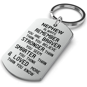 Remember You are Braver Than You Believe Keychain Keychain GrindStyle Nephew 