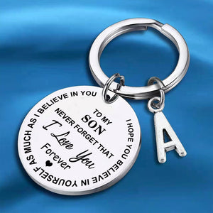 To My Son/Daughter I Love You Forever Inspirational Keychain Keychain GrindStyle To My Son 