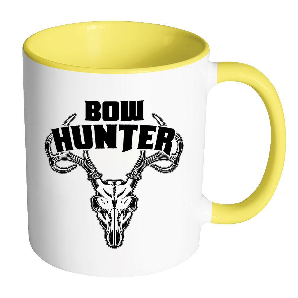 Bowhunter - Limited Edition Mug Drinkware teelaunch Accent Mug - Yellow 