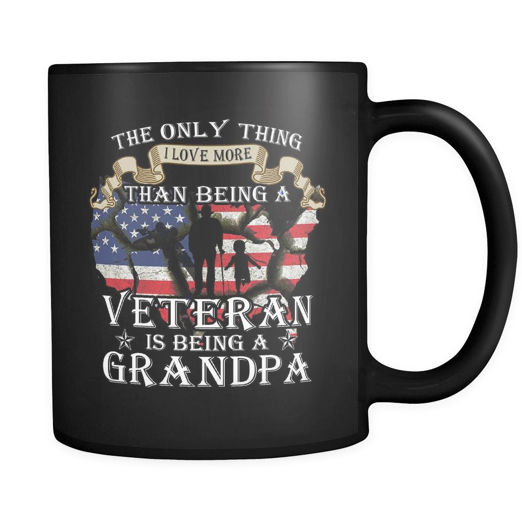 Proud Veteran Grandpa Drinkware teelaunch Veteran Grandpa 