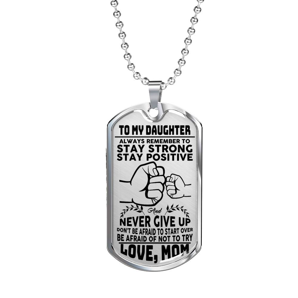 Mom To Daughter - Stay Strong Jewelry ShineOn Fulfillment 