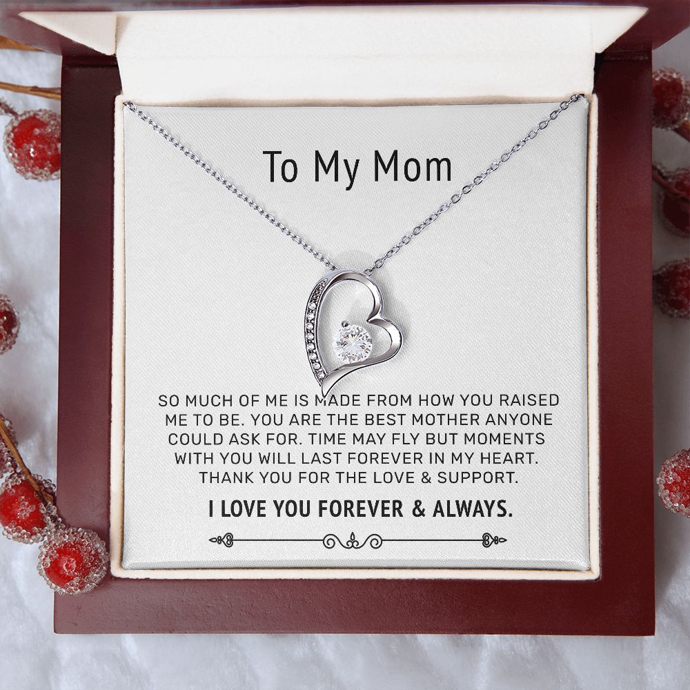 Mom - I Love You Forever & Always Necklace