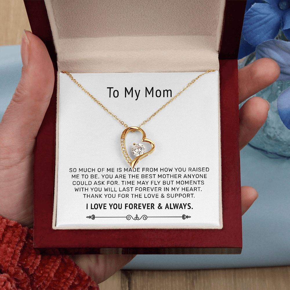 Mom - I Love You Forever & Always Necklace