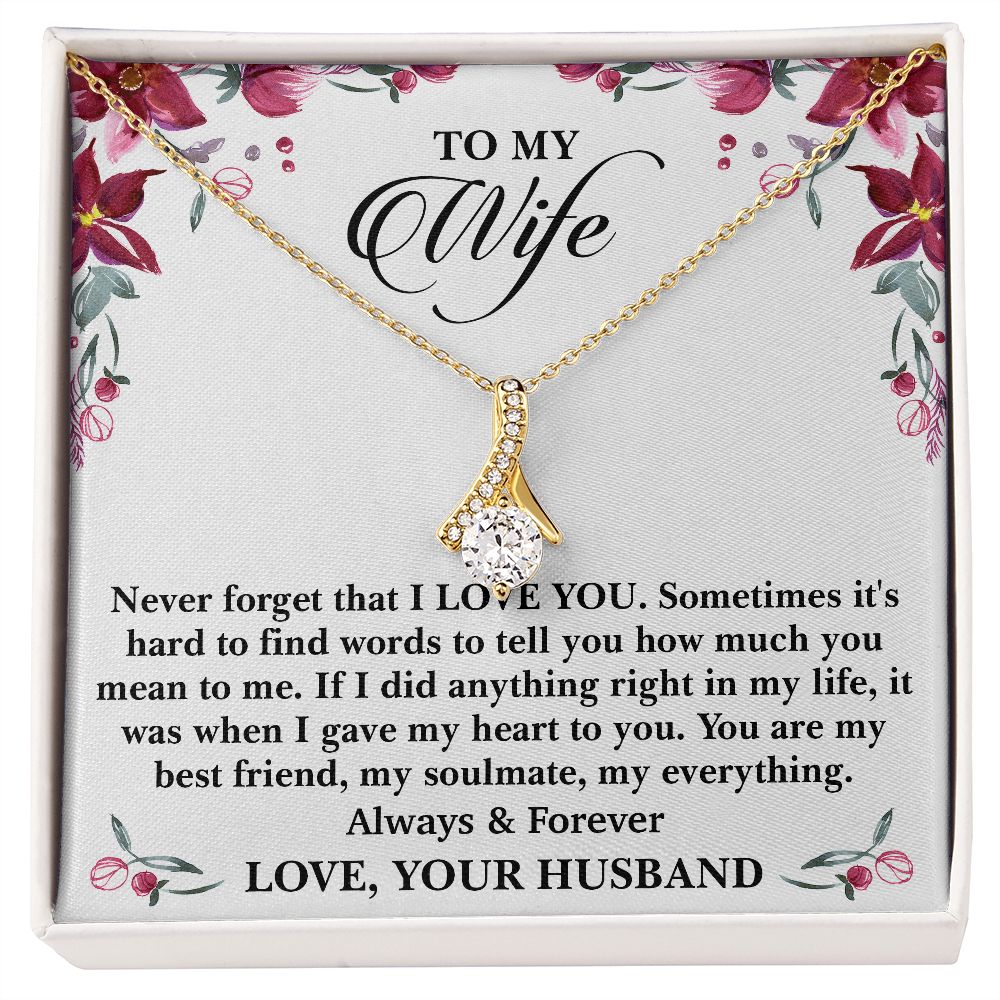 My Wife My Everything Alluring Beauty Necklace