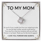Best Mother - Love Knot Necklace