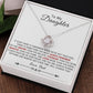 Daughter - Always Remember - Love Knot Necklace
