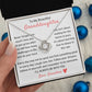Granddaughter - Do Your Best - Love Knot Necklace