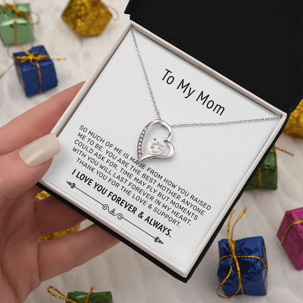 Mom - I Love You Forever & Always Necklace