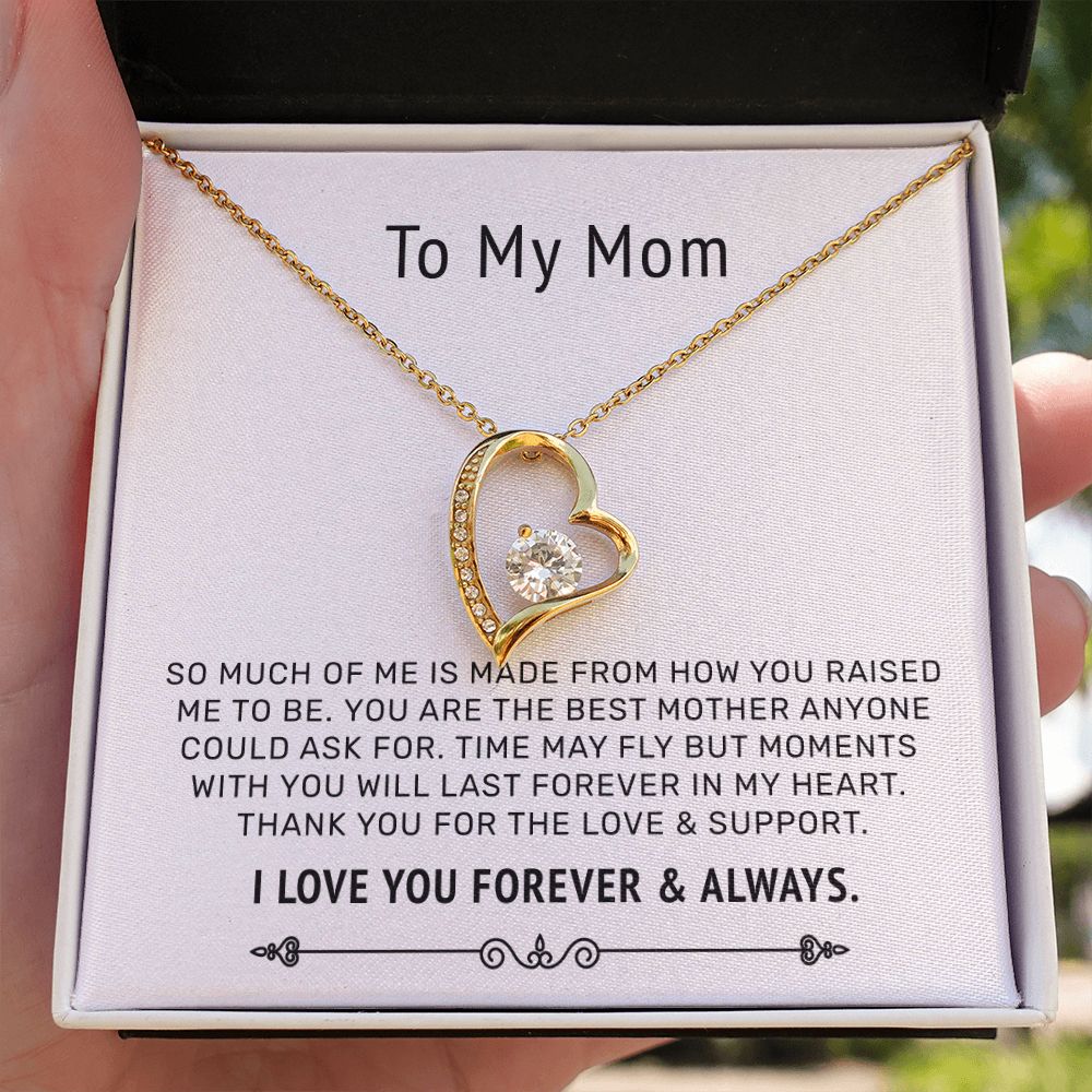 Mom - I Love You Forever & Always Necklace