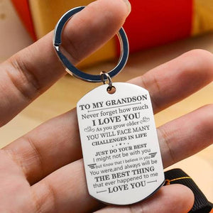 Just Do Your Best - Inspirational Keychain Keychain GrindStyle 