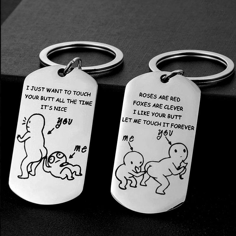 Couples Funny Keychain Keychain GrindStyle 