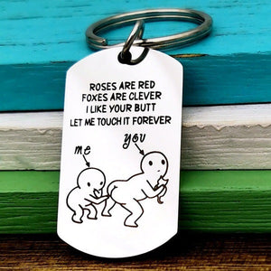 Couples Funny Keychain Keychain GrindStyle Style 2 