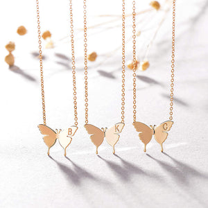 My Baby Girl - 18K Gold Plated Dainty Butterfly Necklace Necklaces GrindStyle 