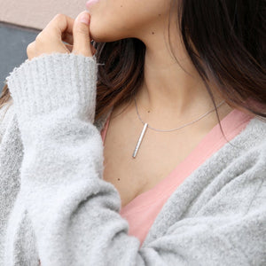 Personalized Cuboid Titanium Steel Necklace necklace GrindStyle 