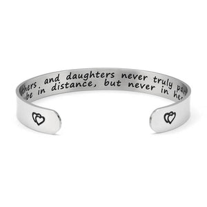 Mothers and Daughters Never Truly Part Cuff Bracelet bracelets GrindStyle 