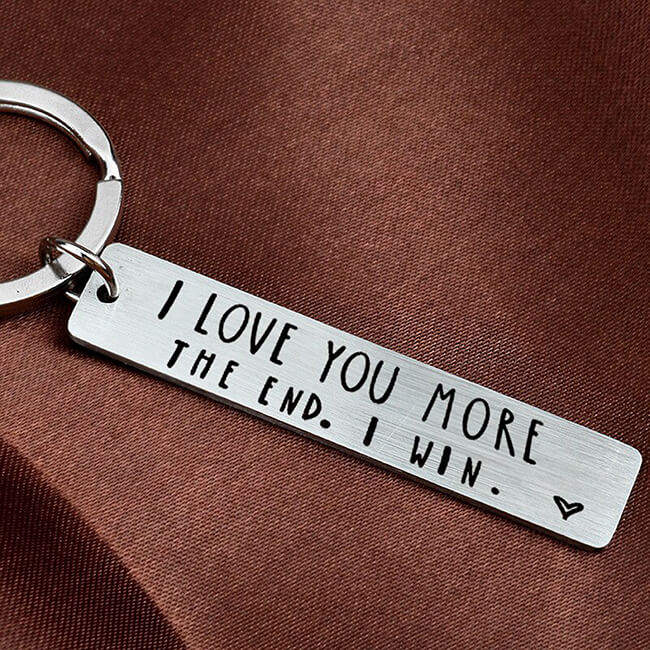 I Love You More/Most The End I Win Keychain Keychain GrindStyle I Love You More 