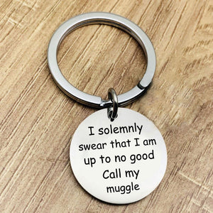 I Solemnly Swear I Am Up To No Good Pet Tag Pet Tag GrindStyle 