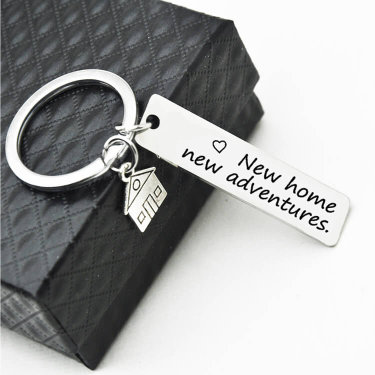 New Home New Adventures Keychain Keychain GrindStyle 1 Pack 