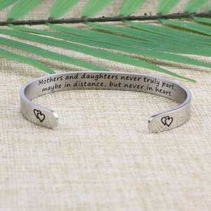Mothers and Daughters Never Truly Part Cuff Bracelet bracelets GrindStyle 