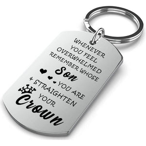 Whenever You Feel Overwhelmed Keychain Keychain GrindStyle Son 