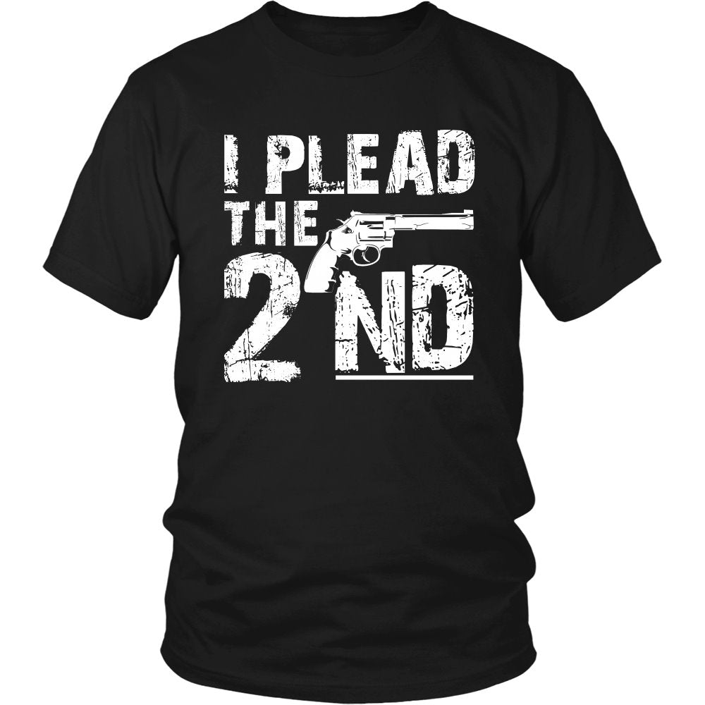I Plead The 2nd T-shirt teelaunch District Unisex Shirt Black S