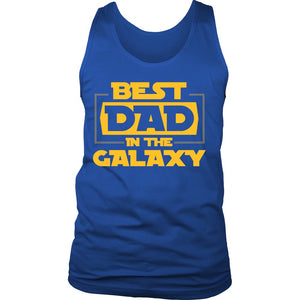 Best Dad In The Galaxy T-shirt teelaunch District Mens Tank Royal Blue S