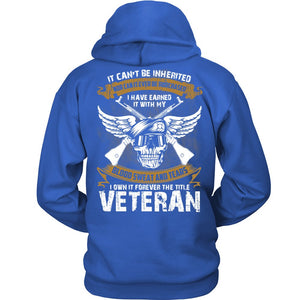 I Own It Forever The Title - Veteran T-shirt teelaunch Unisex Hoodie Royal Blue S
