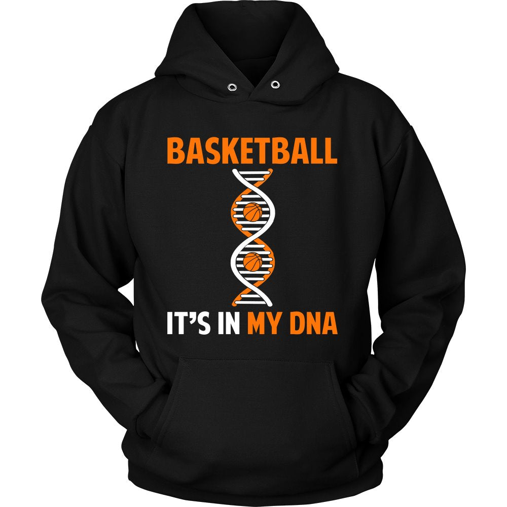 Basketball Is In My DNA T-shirt teelaunch Unisex Hoodie Black S