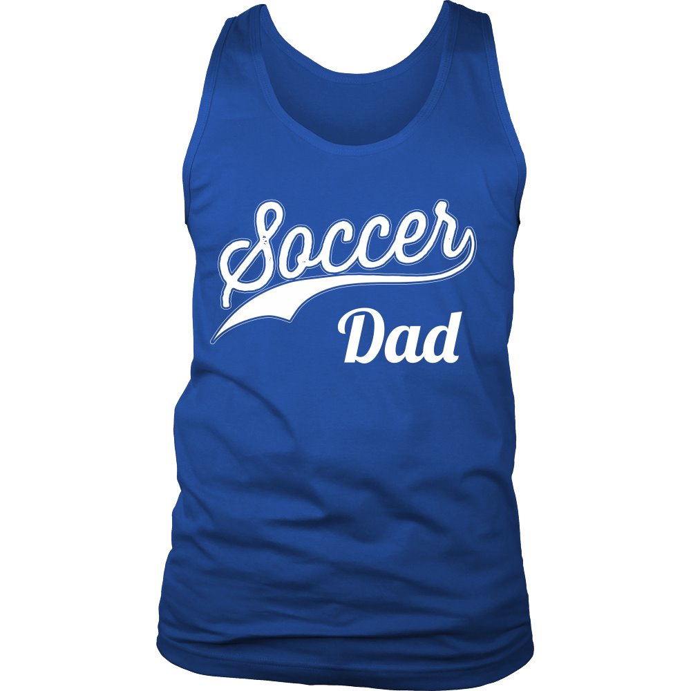 Soccer Dad T-shirt teelaunch District Mens Tank Royal Blue S