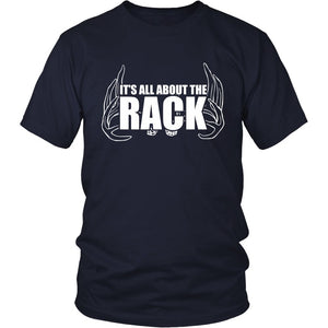 It's All About The Rack T-shirt teelaunch District Unisex Shirt Navy S