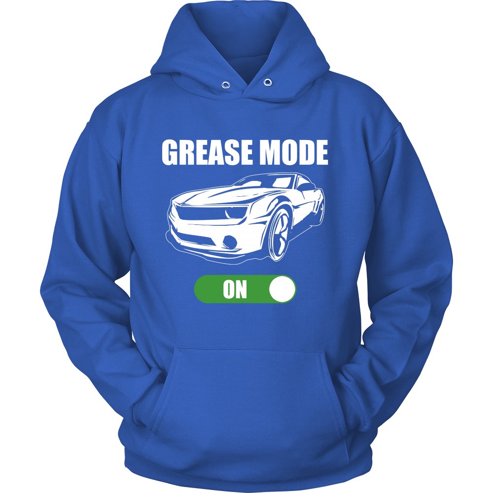 Grease Mode On T-shirt teelaunch Unisex Hoodie Royal Blue S