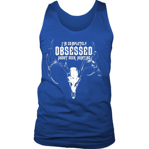 I'm Completely Obsessed About Deer Hunting T-shirt teelaunch District Mens Tank Royal Blue S
