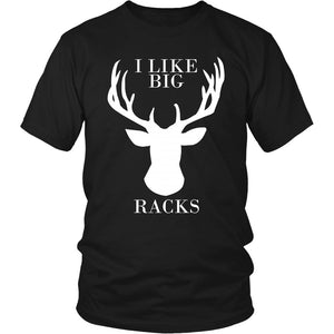 I Like Big Racks T-shirt teelaunch District Unisex Shirt Black S