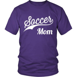 Soccer Mom T-shirt teelaunch District Unisex Shirt Purple S
