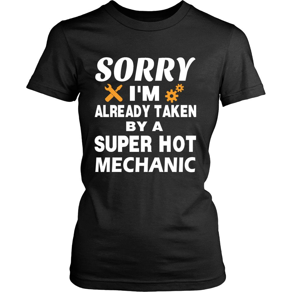 Love A Mechanic! T-shirt teelaunch District Womens Shirt Black S
