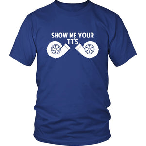 Show Me Your TT's T-shirt teelaunch District Unisex Shirt Royal Blue S