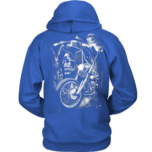 Proud Biker T-shirt teelaunch Unisex Hoodie Royal Blue S