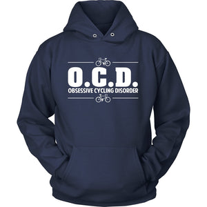OCD - Obsessive Cycling Disorder T-shirt teelaunch Unisex Hoodie Navy S