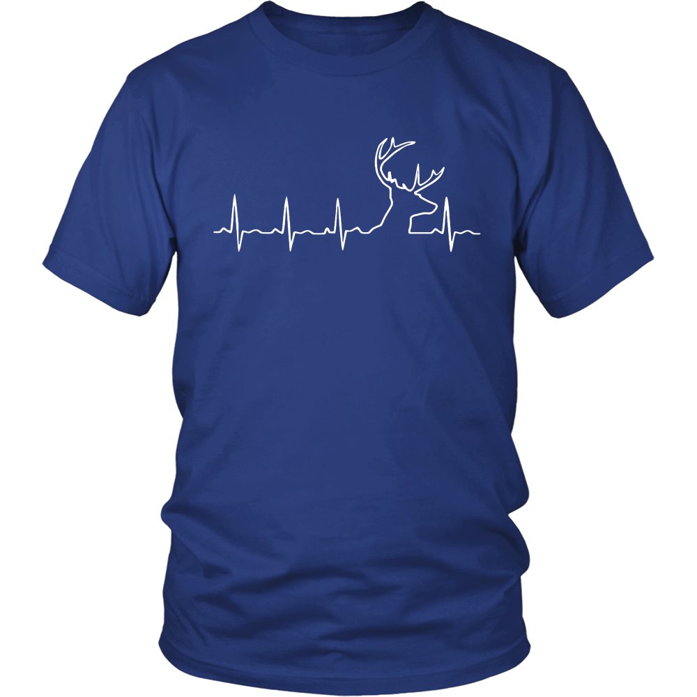 Hunting Love T-shirt teelaunch District Unisex Shirt Royal Blue S