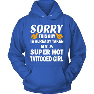 Love A Super Hot Tattooed Girl T-shirt teelaunch Unisex Hoodie Royal Blue S
