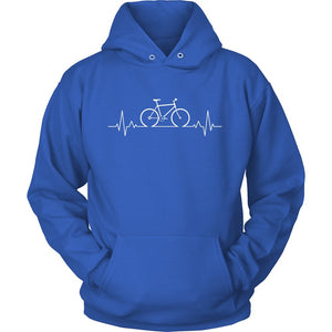 Bike Pulse T-shirt teelaunch Unisex Hoodie Royal Blue S