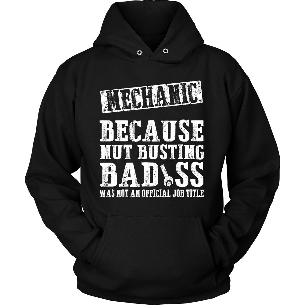 Mechanic Badass! T-shirt teelaunch Unisex Hoodie Black S