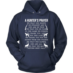 A Hunter's Prayer T-shirt teelaunch Unisex Hoodie Navy S