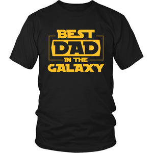 Best Dad In The Galaxy T-shirt teelaunch District Unisex Shirt Black S
