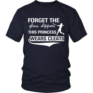 This Princess Wears Cleats T-shirt teelaunch District Unisex Shirt Navy S