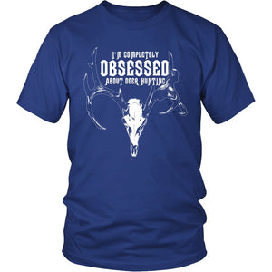 I'm Completely Obsessed About Deer Hunting T-shirt teelaunch District Unisex Shirt Royal Blue S