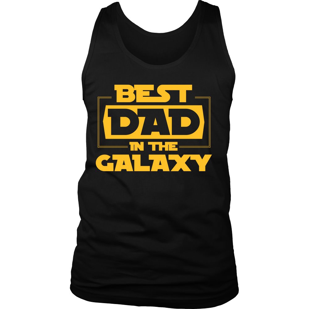 Best Dad In The Galaxy T-shirt teelaunch District Mens Tank Black S