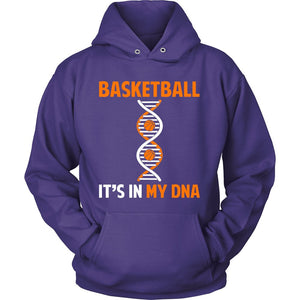 Basketball Is In My DNA T-shirt teelaunch Unisex Hoodie Purple S