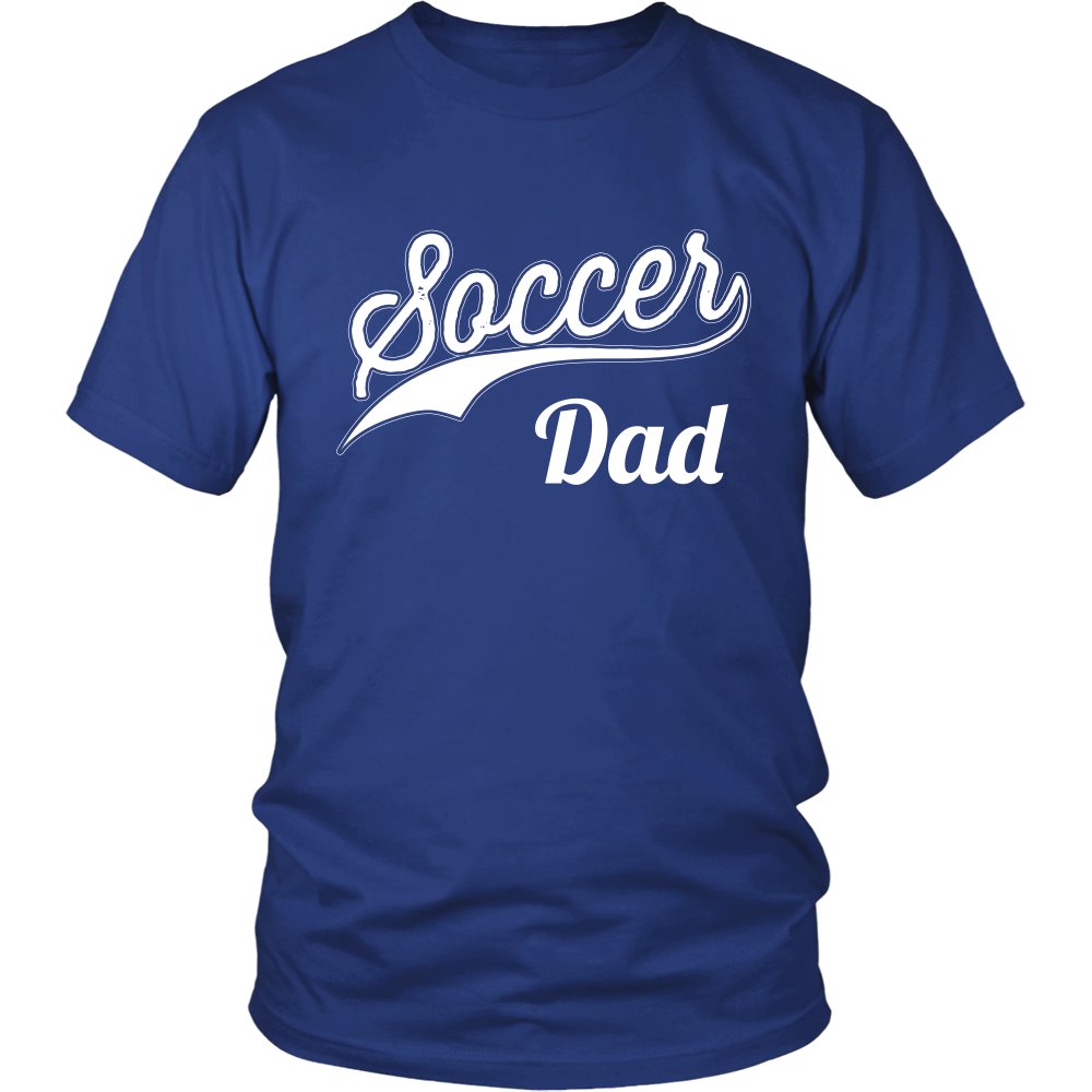 Soccer Dad T-shirt teelaunch District Unisex Shirt Royal Blue S