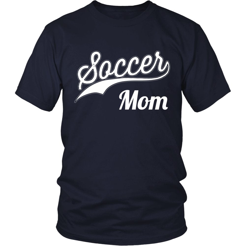 Soccer Mom T-shirt teelaunch District Unisex Shirt Navy S